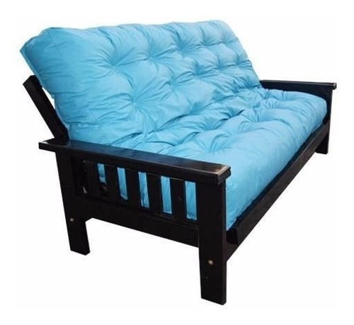 Futon Sofa Cama 2 Plazas 3 Cuerpos En Guatambu Lustrado