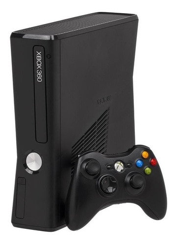 Microsoft Xbox 360 + Kinect Slim 4gb Kinect Adventures/kinect Disneyland Adventures Cor  Matte Black