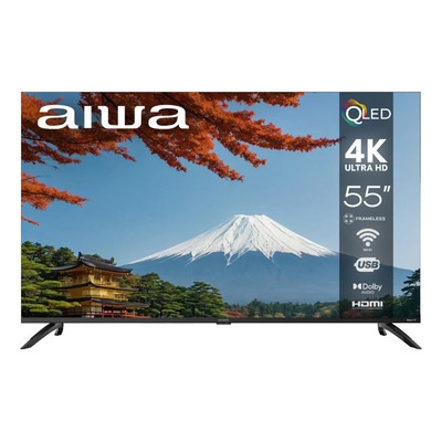 Pantalla Smart Tv Aiwa Roku 55 Pulgadas Qled 4k Ultra Hd | Meses sin interés