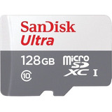 Cartão Memória Micro Sd Sandisk 128gb Classe10 Ultr Original