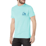 Quiksilver Polera Escape Route Para Hombre, Azul Ángel, Gr