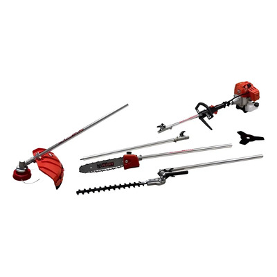 Motosierra Multifuncional Swedish Husky Power 52cc Hkm5226e Rojo