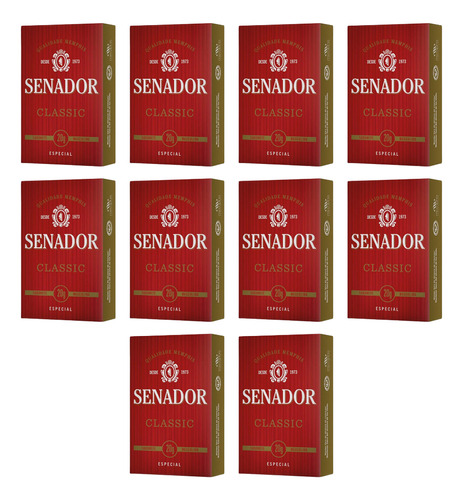 Kit 10 Sabonetes Senador Classic 20g Cada 