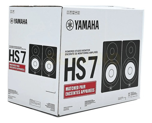 Yamaha Hs7 Par De Monitores Msi Edicion Limitada Color Negro