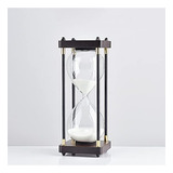 Reloj De Arena Grande 15 Minutos, Decorativo De Madera Para 