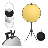 Reflector 5-en-1 Limostudio 32 , 5 Colores, Soporte De Luz Y