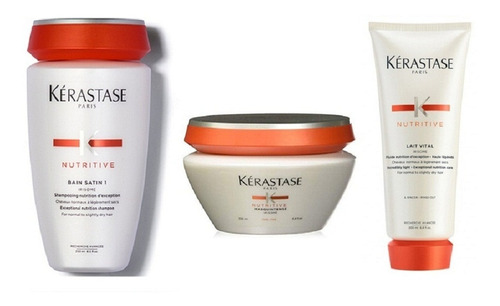 Kerastase Trio Shampoo + Máscara + Acondicionador Nutritive 