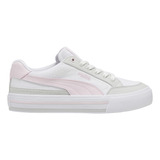 Tenis Puma Court Classic Vulc Color Blanco - Adulto 27 Mx