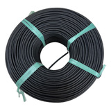 Arame De Espinar Fio Isolado Preto Rolo 105m- Kit C/ 5 Rolos