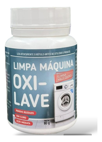 Limpa Maquina De Lava Roupa Oxi-lave Pote 80 G - Quiminorte