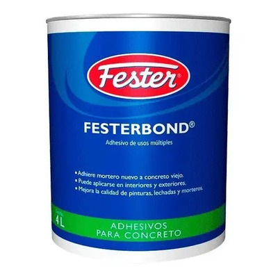 Adherente Unir Mortero Nuevo A Concreto Viejo Festerbond 4l | Envío gratis
