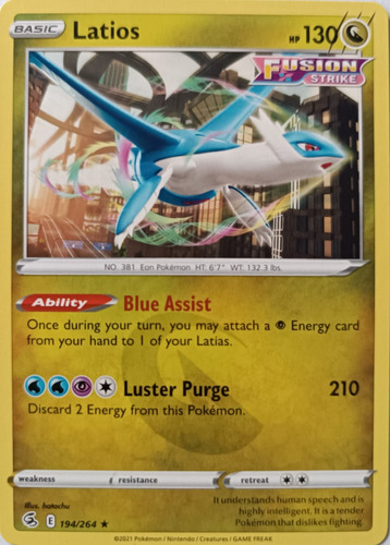 Pokémon Tcg Latias 194/264