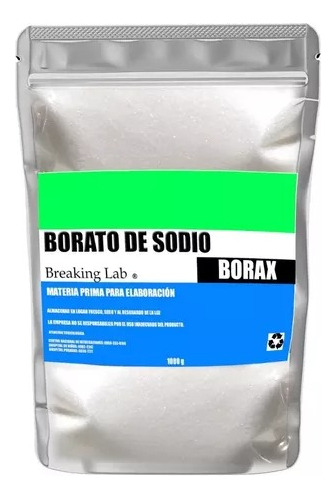 Borax Borato De Sodio 1 Kg Molido En Polvo Para Hacer Slime