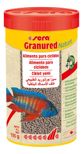 Sera Granured Nature 135gr Comida Gránulos Peces Ciclidos