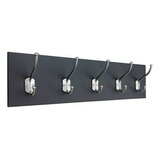 Perchero De Pared Tapizado Eco Cuero Moderno 5 Ganchos