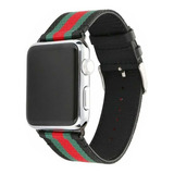 Pulseira Couro Nylon Para Apple Watch 49mm 45mm 44mm 42mm Pt