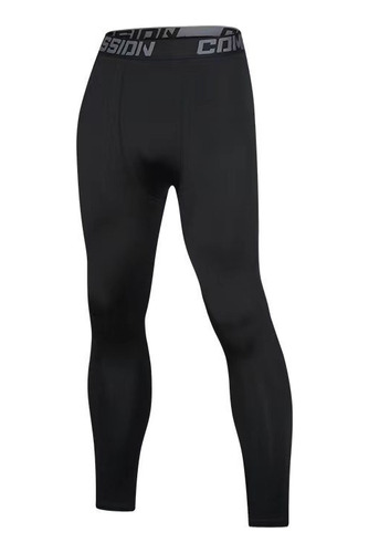 Pantalón Lycra Deportiva Hombre Compresión Secado Rápido 