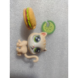 Juguete Littlest Pet Shop Gatito Beige Pickles Burger Hasbro