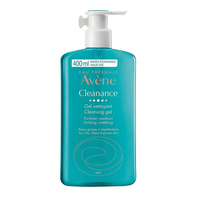 Gel Limpiador Avène Cleanance Purificador Rostro 400ml Tipo de piel Grasa con imperfecciones | Meses sin interés
