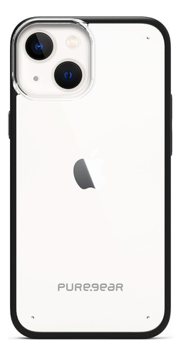 Funda Para iPhone Slim Shell Puregear Transparente/negro