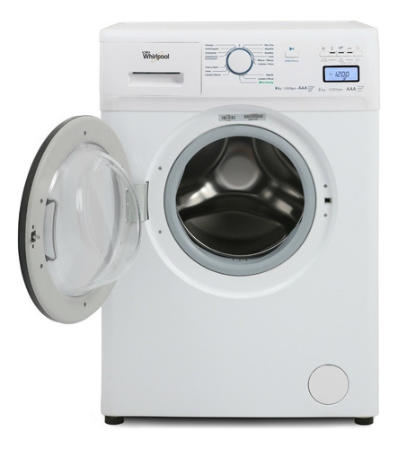 Lavarropas Automático Whirlpool Wnq85a Blanco 8kg 220 v