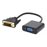 Adaptador Dvi A Vga Compatible Con Pc Computadoras P3 Placas De Video Monitores Proyectores Dehuka