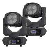 2 Moving Led Super Beam 100w 4x 25w Caleidoscopio Disco Cor