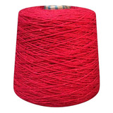 Barbante Colorido Número 6 Fios Para Crochê 1 Kg Prial Cor Vermelho
