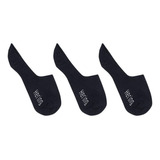 Kit Com 3 Pares De Meia Unissex Invisível Hering Kzgr Preto