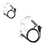 Kit X 2 Auricular Manos Libres Handy Baofeng Tubo De Aire C