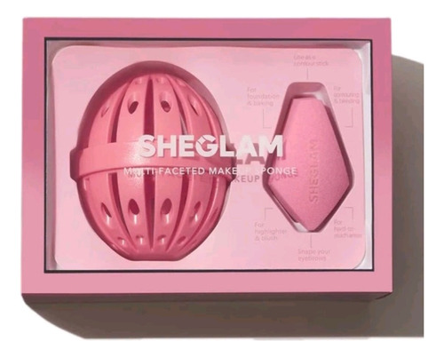 Sheglam  Esponja De Maquillaje Multifacetica  + Protector 