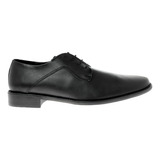 Zapatos Color Negro Con Detalle De Costuras En Laterales