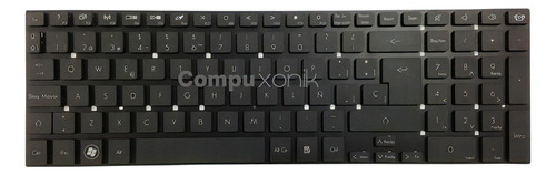 Teclado Gateway Gwnv55ses Nv55s Nv55h Nv57h Nv75s Nv77h Nv56r Español Negro