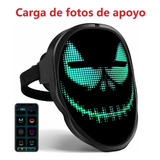 Máscara Led Terror Bluetooth Con Luz Led For Fiesta De Hall