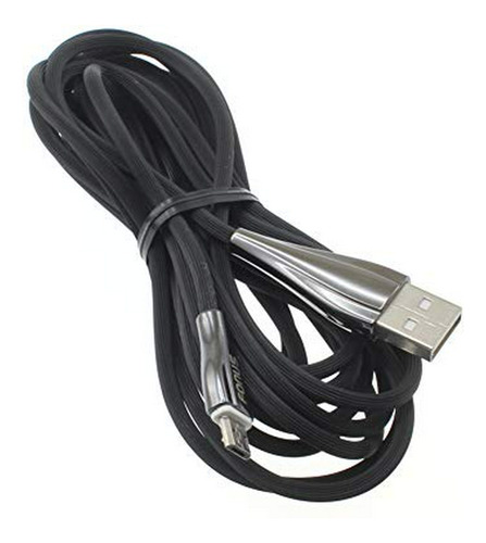 Cable Cargador 10ft Microusb Compatible Con Amazon Kindle Fi