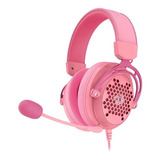 Headset Gamer Redragon Diomedes Rosa   H388-p