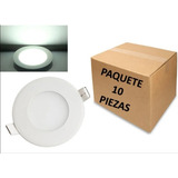 10 Lamparas Plafón Led De 3w,empotrables Luz Fría,(mbtd3