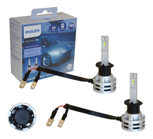 Kit 2 Lamparas Led Philips Ultinon Essential H4 12v 24v