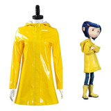 Coraline The Secret Door Cosplay Mulher Amarelo C