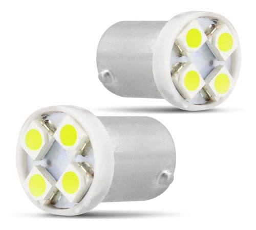 Lâmpada Led Ba9s 69 4smd1210 1 Polo 4 Leds 12v 0,5w