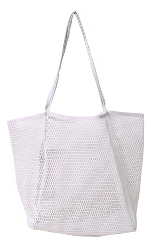 Bolso De Playa Para Mujer Con Bolsillo Con Blanco