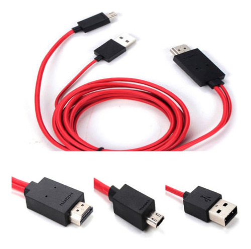 Av Tv Cable Micro Usb Al Adaptador Para Note 2 3 S4