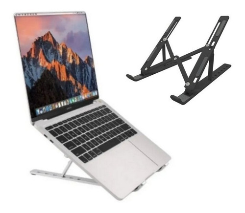 Suporte Para Notebook Macbook Base Dobrável Ajustável Seguro