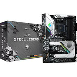 Placa Mãe Gamer Asrock X570 Steel Legend Amd Am4 Ddr4 Atx Cor Preto