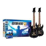 Guitar Hero Live Bundle 2 Guitarras Y Juego Ps4 Nuevo