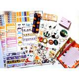 Combo Halloween Bullet Journal Bujo Scrapbooking 90 Stickers