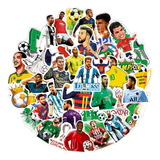 Stickers Calcomanias Adhesivos Portatil Pack X50 Fútbol