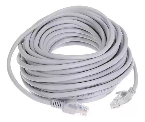 Cable De Red Rj45 Cat5 Ethernet (20metros) Lan 24awg