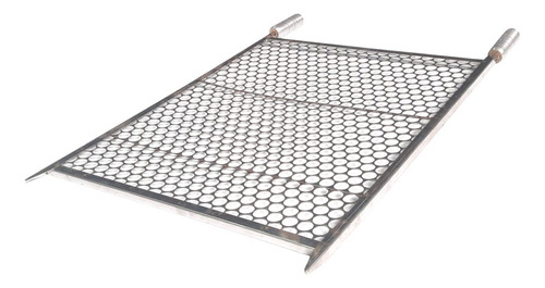 Grelha Para Churrasco 40x60 De Inox - Grelha Moeda Profunda