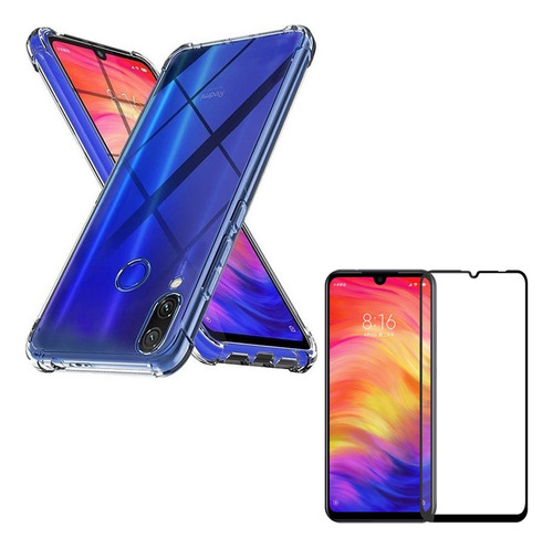 Capa Anti Impacto Premium Para Xiaomi Redmi Note7 + Pelicula